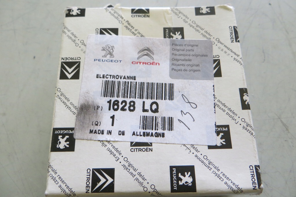 фото №6, Електроклапан peugeot citroen 1628lq оригінальний номер