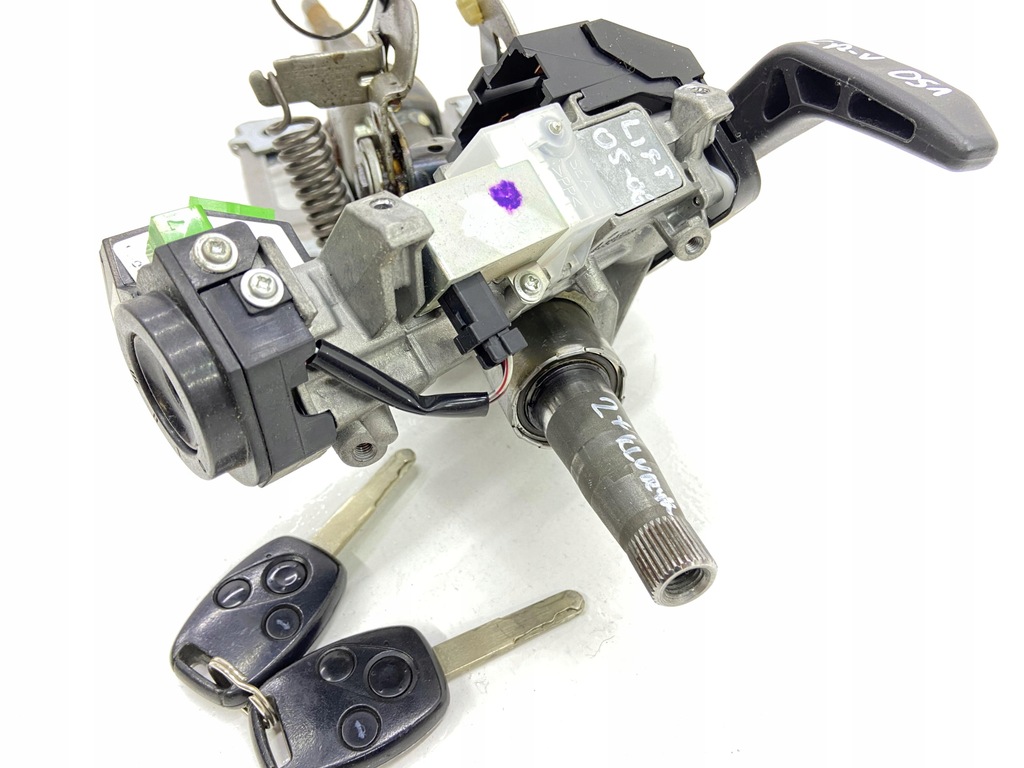 фото №7, Замок зажигания колонка ключ honda cr-v ii 2.0 b автоматическая коробка передач 2005-2006r. lift