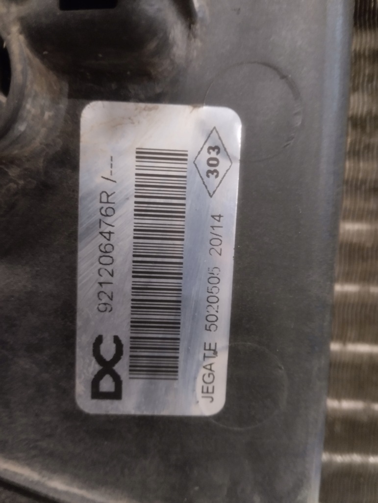 фото №6, Вентилятор радиатора корпус радиатор kangoo iii citan i 921206476r