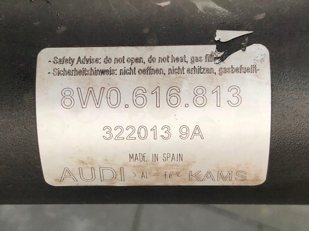 фото №9, Клапан провода подвеска активированного 8w0616813 oś задняя audi rs5 sportback