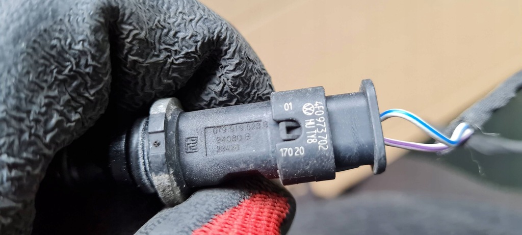 фото №5, Rs5 8w lift s5 датчик температури штекер 2.9 tfsi 079919523b s4 b9 rs4