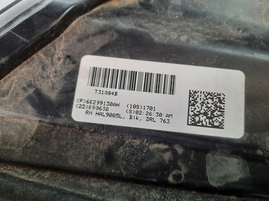 фото №9, Dodge durango lift 18- лампа правий перед led 68299130ah usa