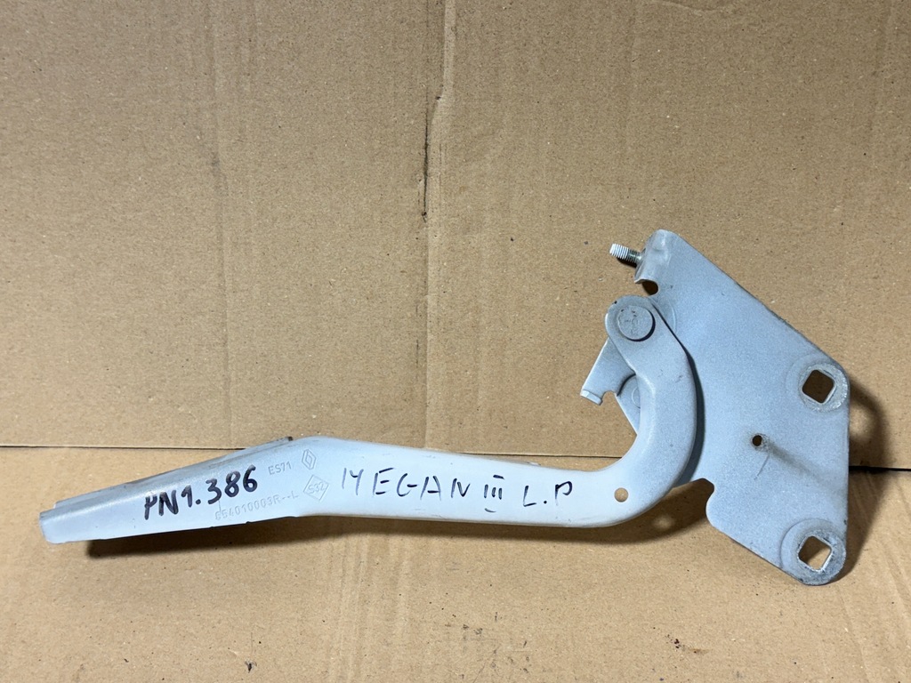 фото №1, Петля капот лівий перед renault megane iii 654010003r