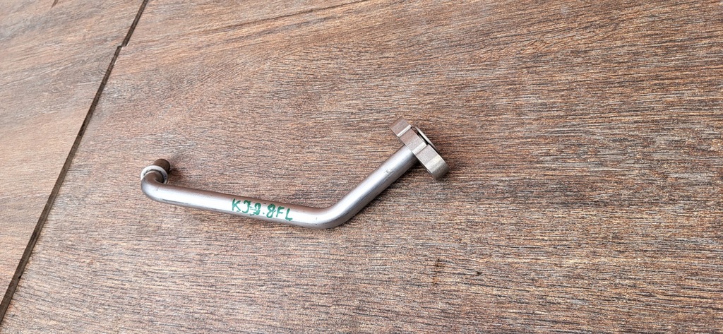 фото №2, Jeep cherokee kj 05-07r 2.8 crd трубка турбіни труба злив