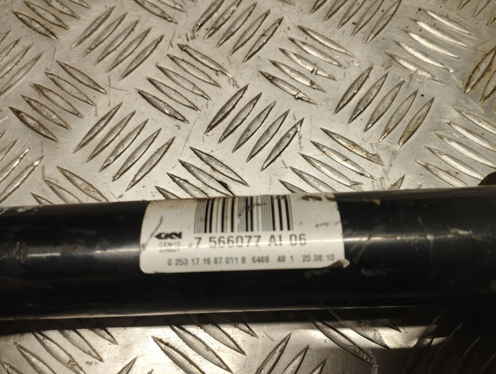 фото №11, Bmw оригінальний номер 7566077 привідний вал задня