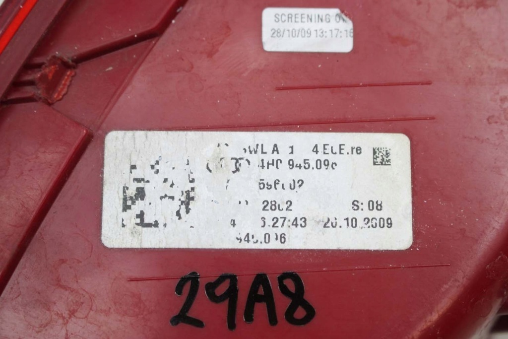 фото №14, Audi a8 s8 лампы led задняя 4h0945093 4h0945094 4h0945095 4h0945096 лампа задний