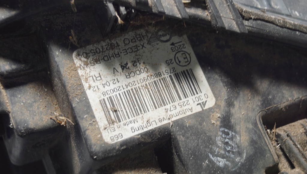 фото №12, Лампа правий перед mini cooper r55 ксенон