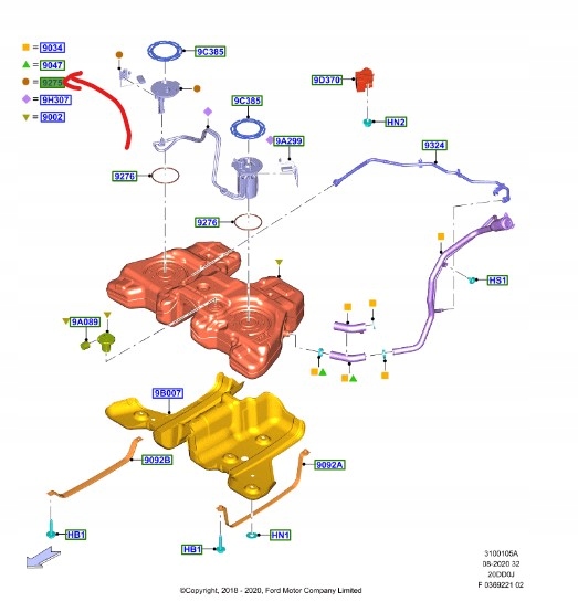 фото №1, Поплавок пального ford edge mk2 s-max mk2 galaxy mk4