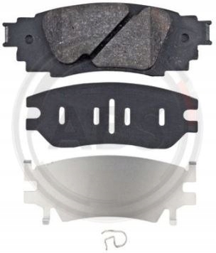 фото №2, Тормозные колодки тормозные lexus rx / es / ux 2015- задняя