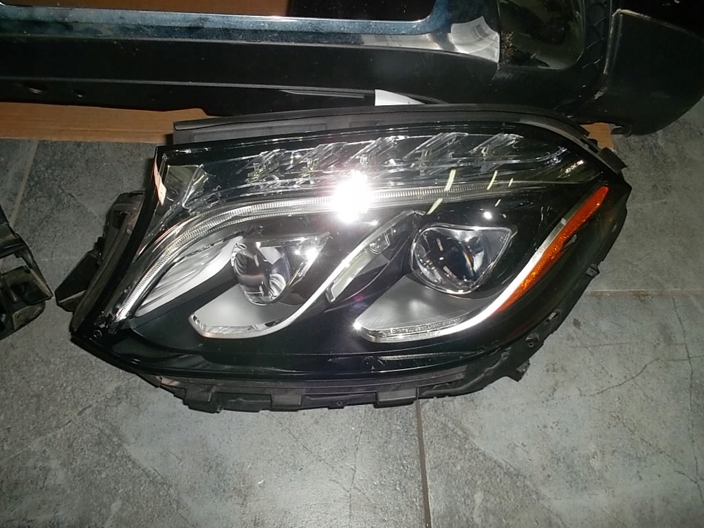 фото №7, Mercedes gls 166 w166 повний kompletny перед колір 040