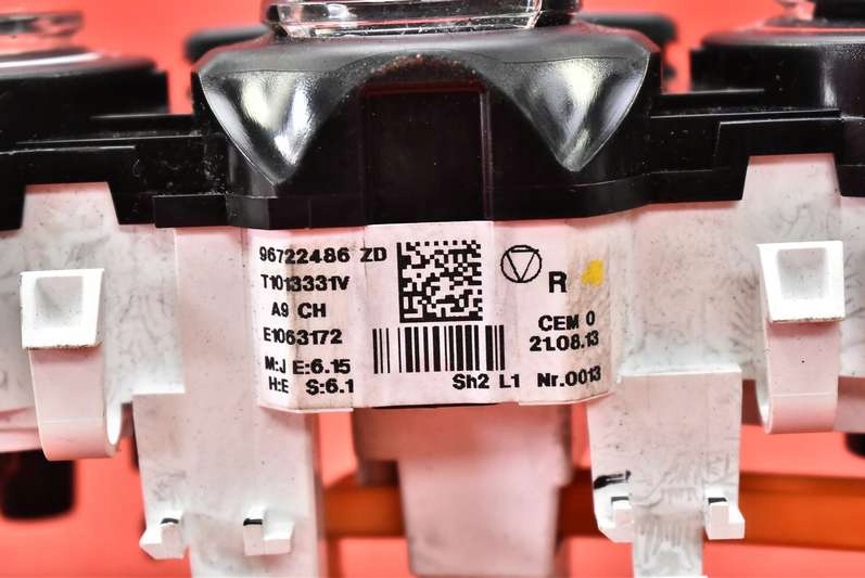 фото №7, Панель керування обдув 96722486zd peugeot 208 12-16