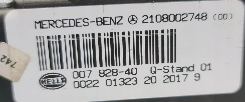 фото №3, Помпа замка центрального mercedes w208 2108002748