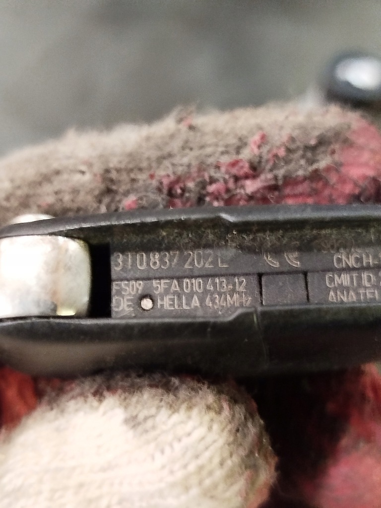 фото №6, Ключ замок запалювання skoda roomster 3t0837202l