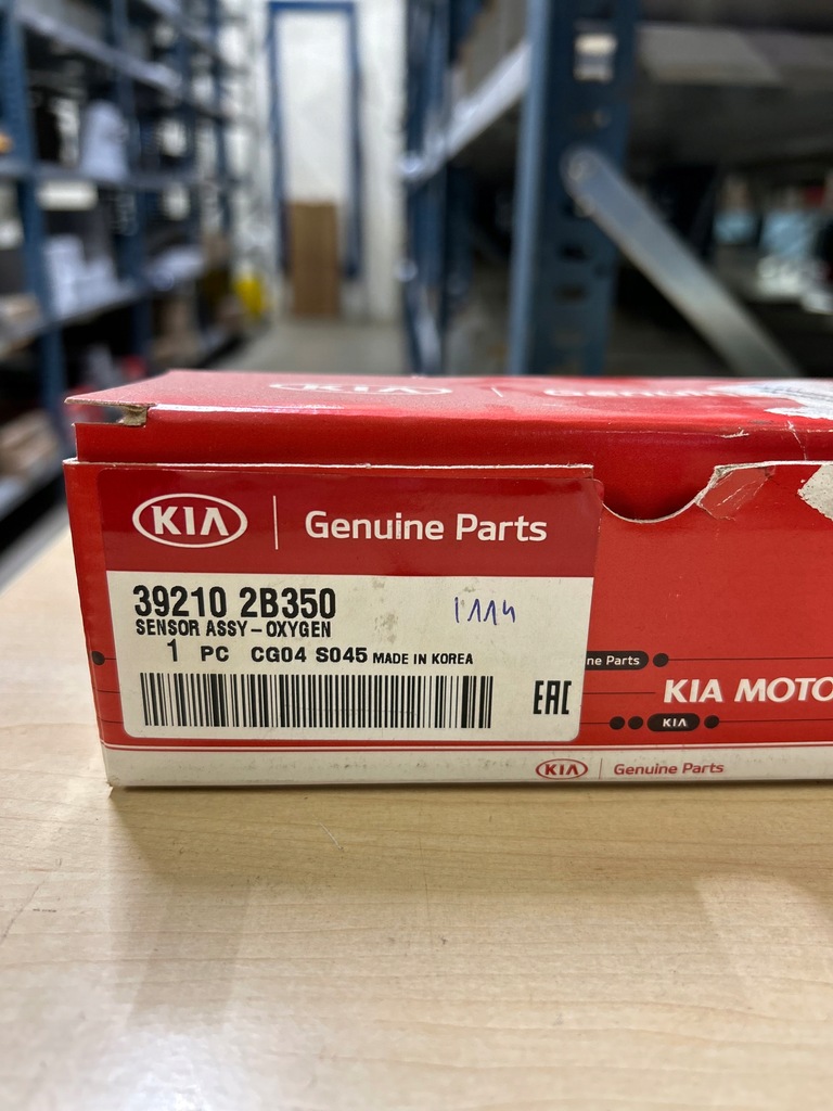 фото №1, Датчик лямбда-зонд kia sportage 392102b350