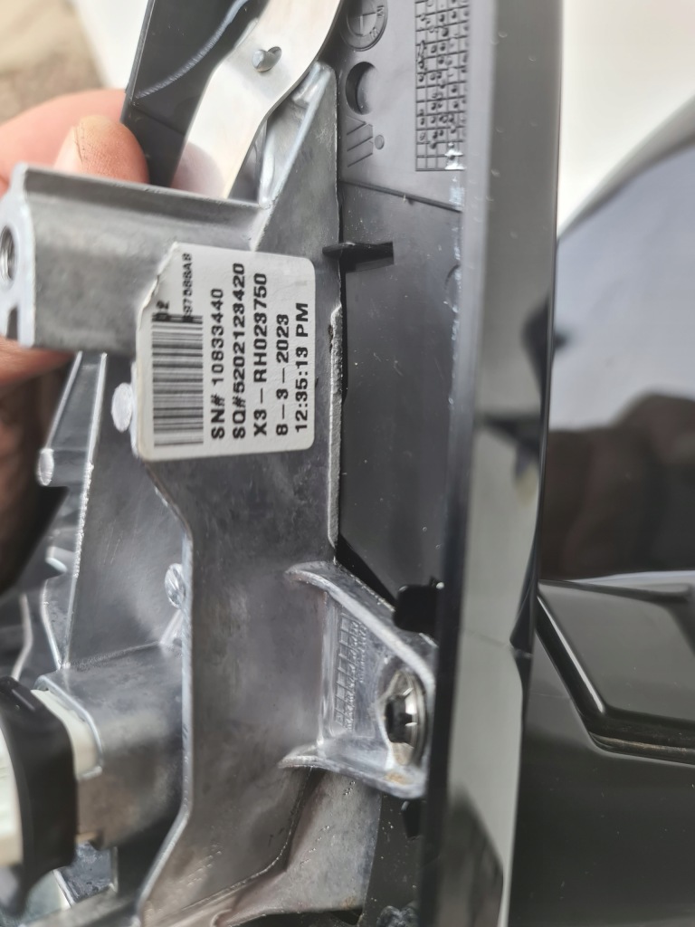 фото №7, Bmw g02 x4 lci дзеркало праве 9 pin камера m набір c4p