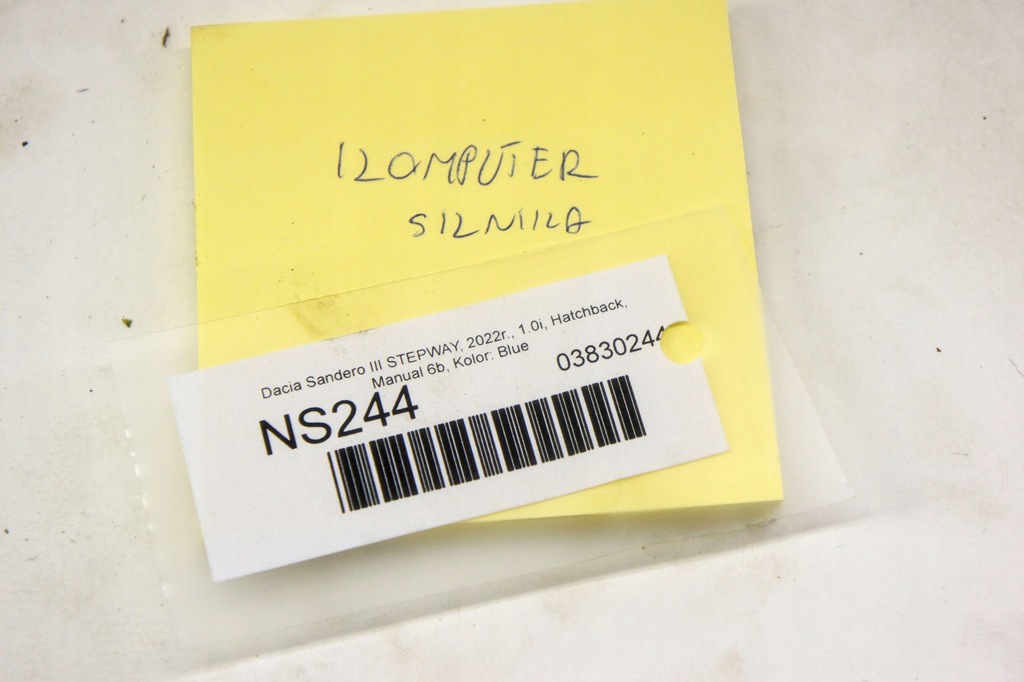 фото №7, Ns244 dacia sandero iii 1.0i бортовий комп'ютер двигуна