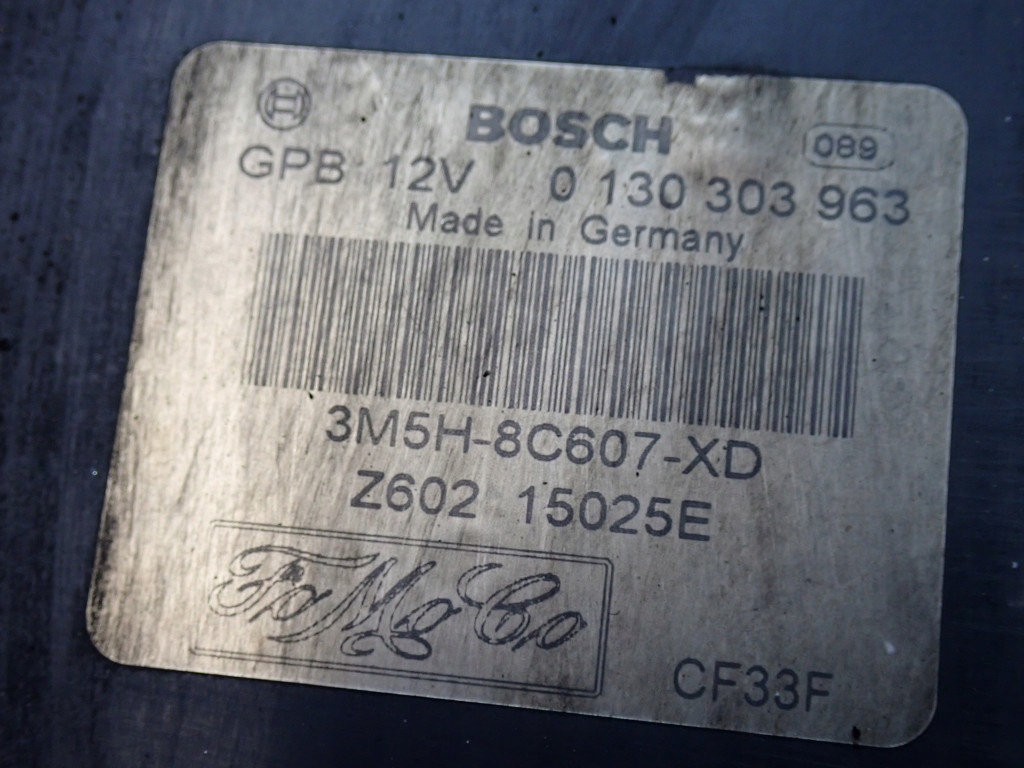 фото №6, Mazda 3 i bk 06-09 1.6 вентилятор радіатора 1137328148 3m5h-8c607-xd