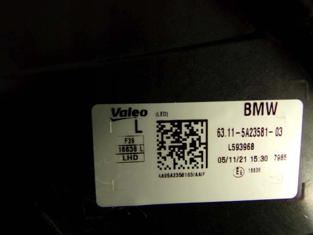 фото №16, Bmw x2 f39 лампа перед фара led лівий nowa