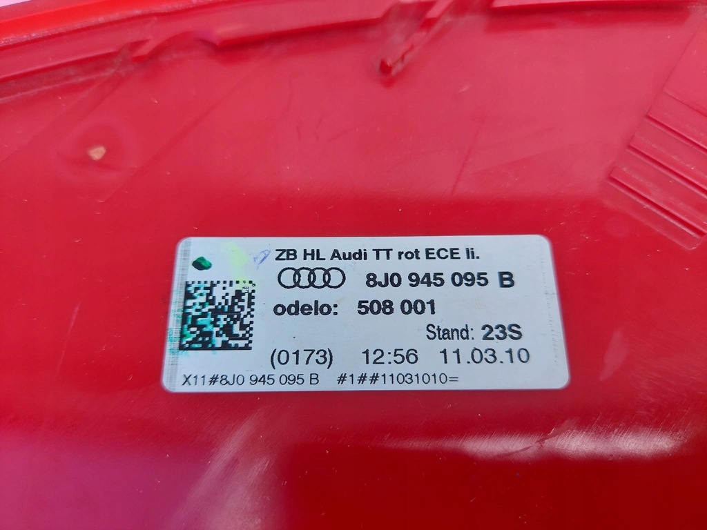 фото №6, Audi tt 8j лампа левая задняя задняя