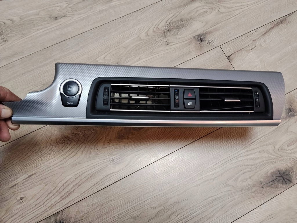 фото №14, Решётка средняя обдув панели консоли dekor bmw 6 f12 f13 9197486