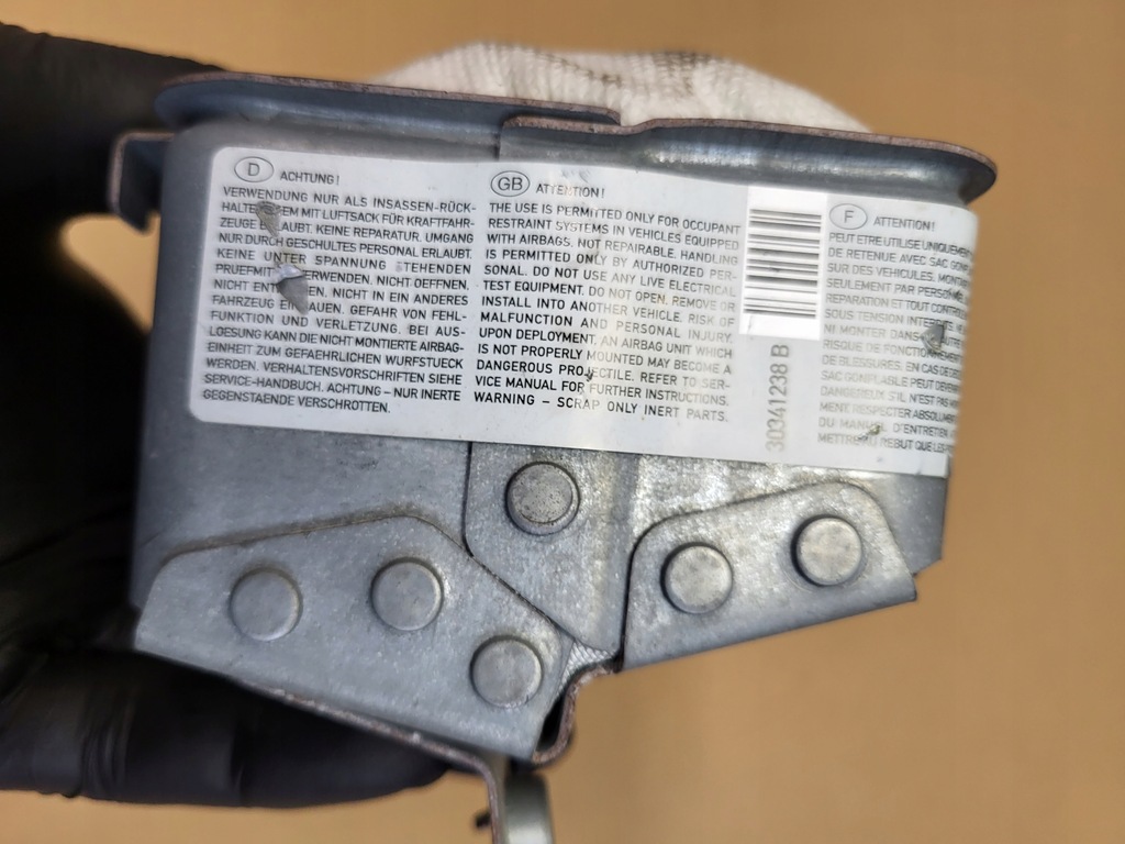 фото №7, Подушка безопасности пассажира подушка воздушная vw polo v 6r оригинальный номер europa