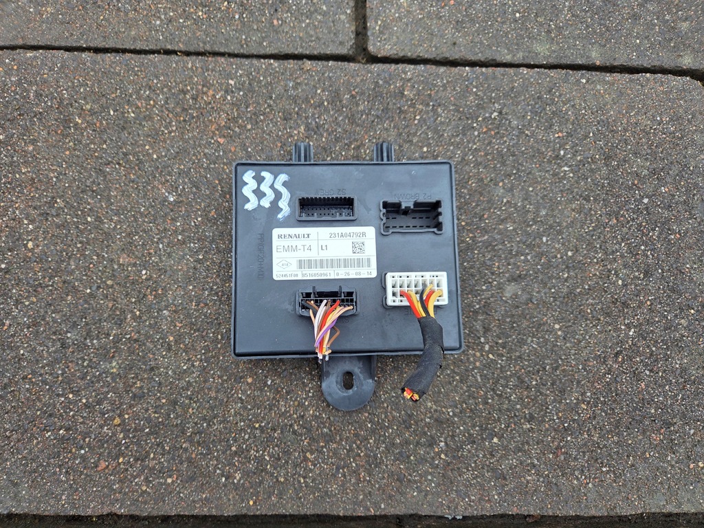фото №1, Renault clio iv captur i модуль блок управления emm-t4 l1 231a04792r