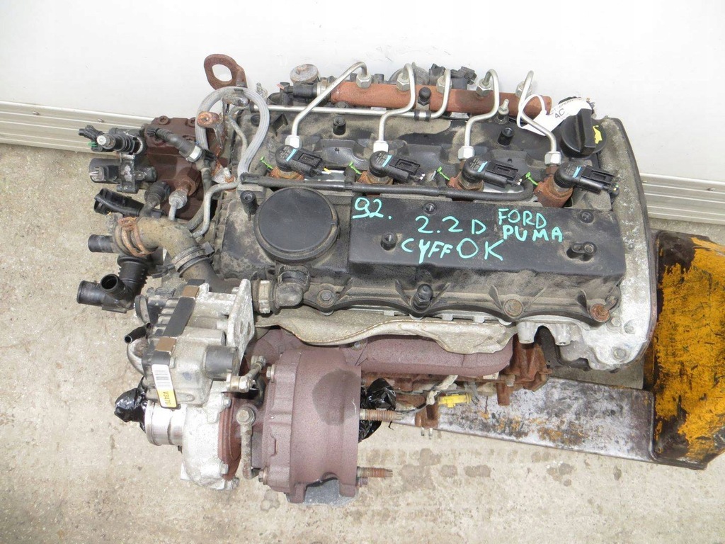 фото №9, Ford tourneo transit custom 2.2 двигатель kpl cyff cyfa cyf5 drff drfa