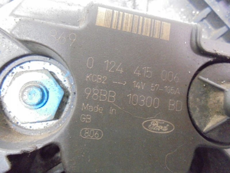 Mondeo mk2 генератор 98bb10300bd 1,8 0124415006 с Разборки