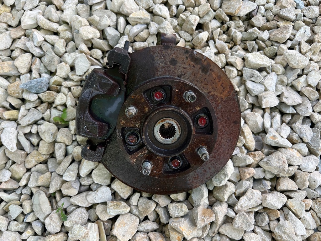 фото №1, Chevrolet matiz поворотный кулак левая abs