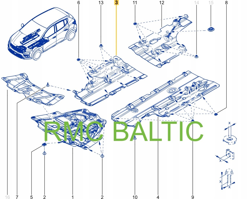 фото №14, Защита подвеска правая dacia jogger logan iii sandero iii