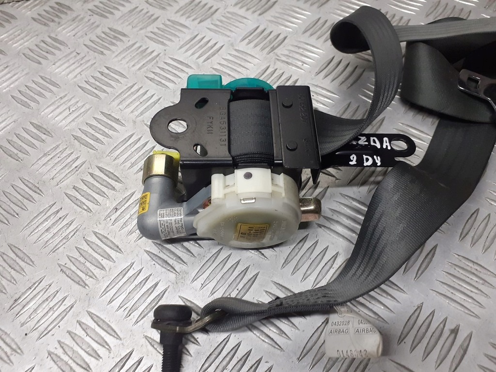 фото №3, Pas безопасности правый перед mazda 2 dy