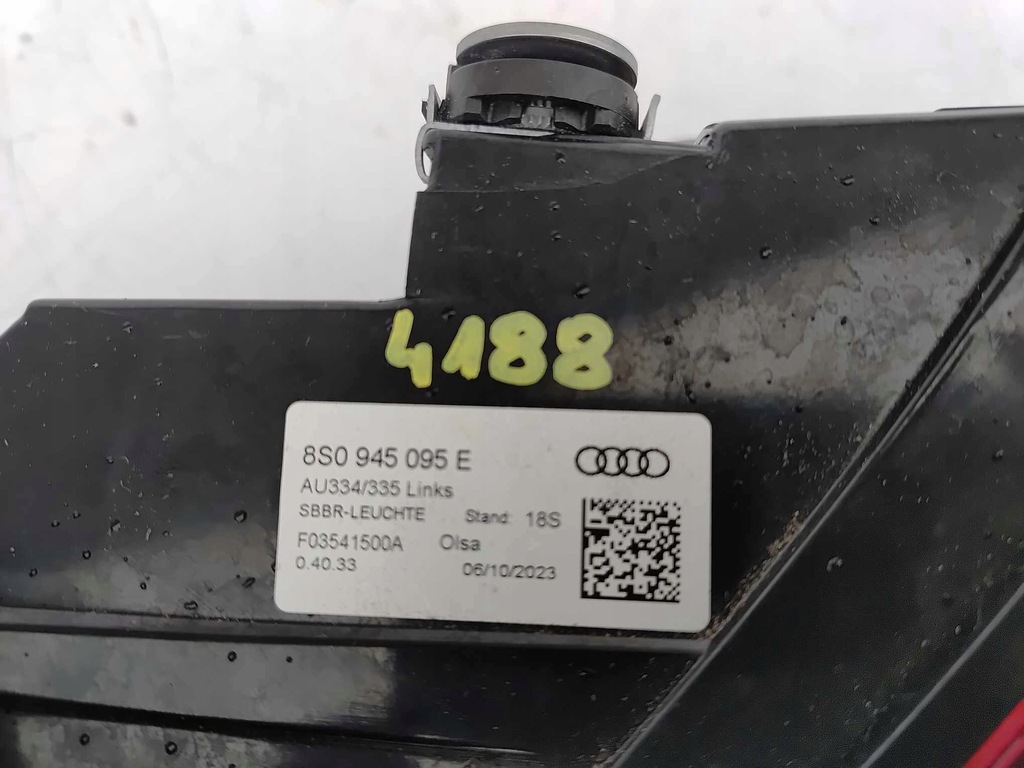 фото №12, Audi tt 8s tt s tt rs лампа ліва задня задня led 4188