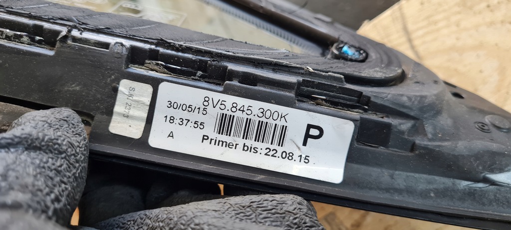 фото №8, S3 8v sedan a3 стекло кузовная правая правый задняя w крыло black piano 15r