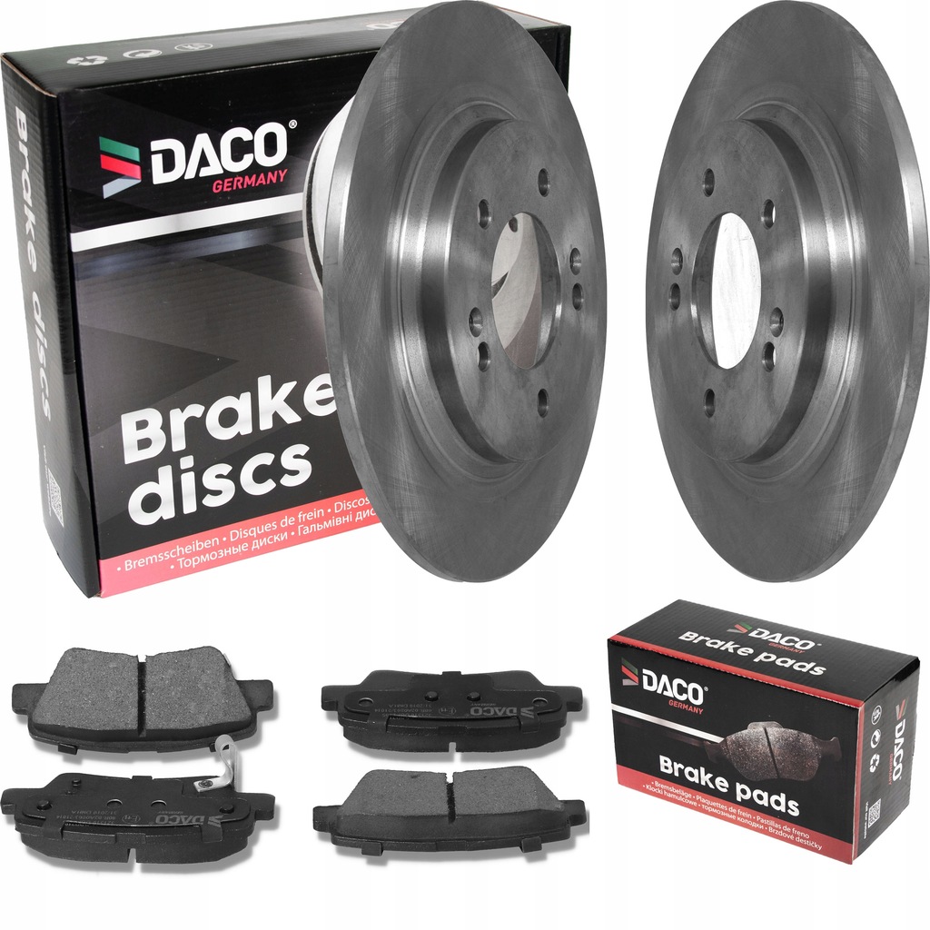 фото №1, Тормозные диски i тормозные колодки daco germany kia optima 12- задняя