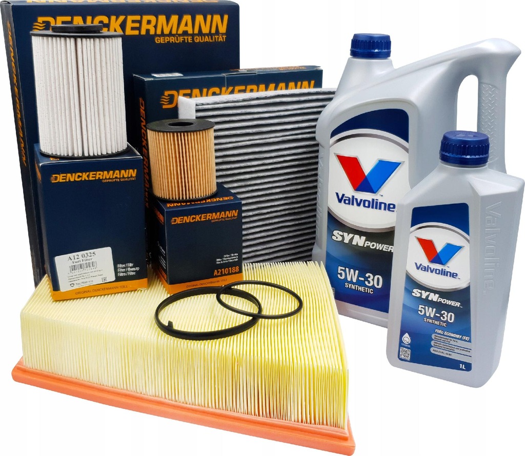 фото №1, 4 фильтры + масло 5w30 ford s-max galaxy ii 2.0tdci