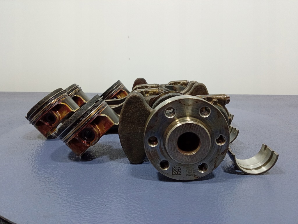 фото №5, Skoda fabia iii 6v 14- 1.2 tsi cjz cjzc wał коленчатый поршни