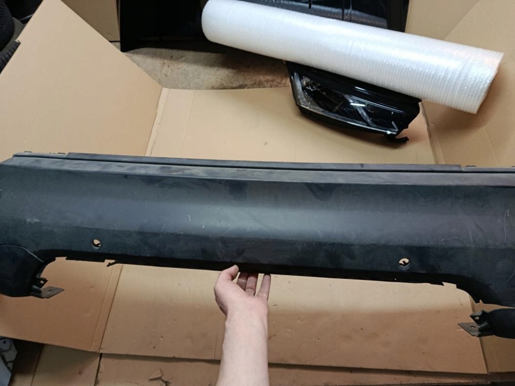 фото №10, Renault captur lift przed liftem накладка бампер задняя задний оригинал