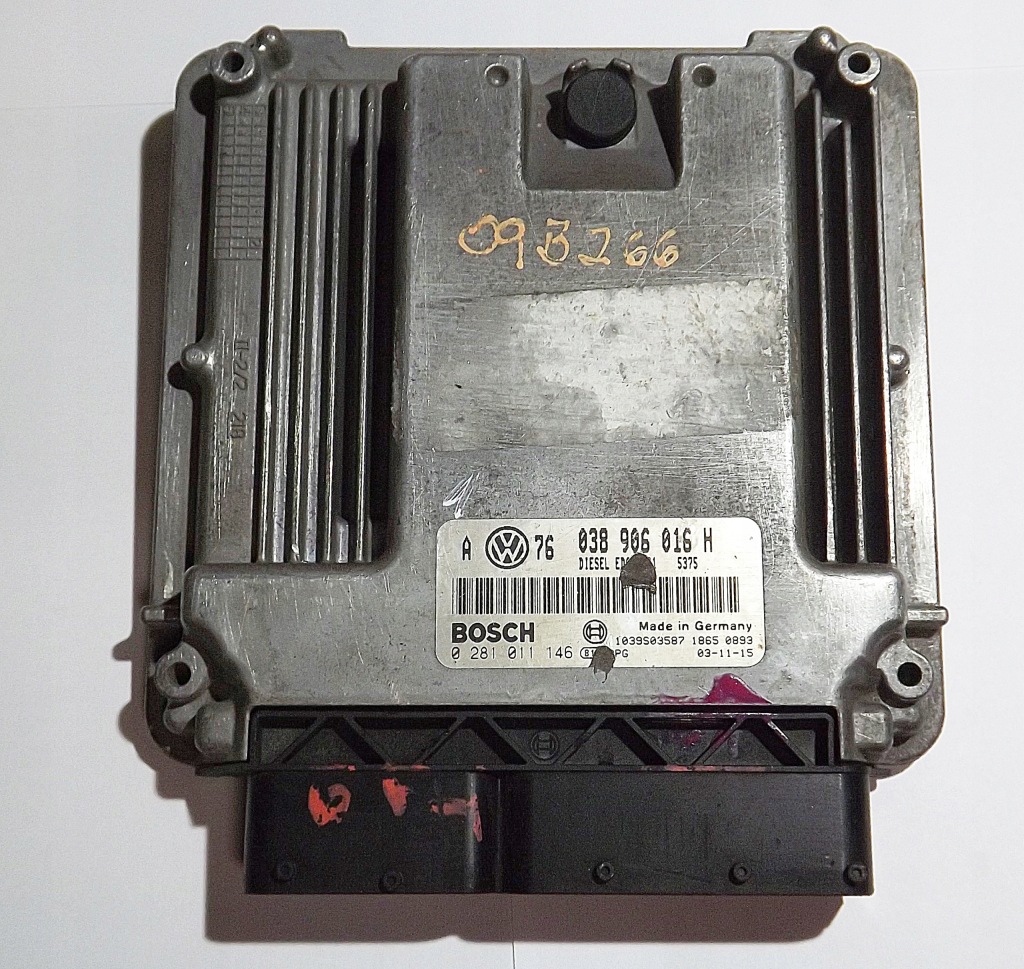 фото №1, Блок управления бортовой компьютер vw 038906016h 0281011146
