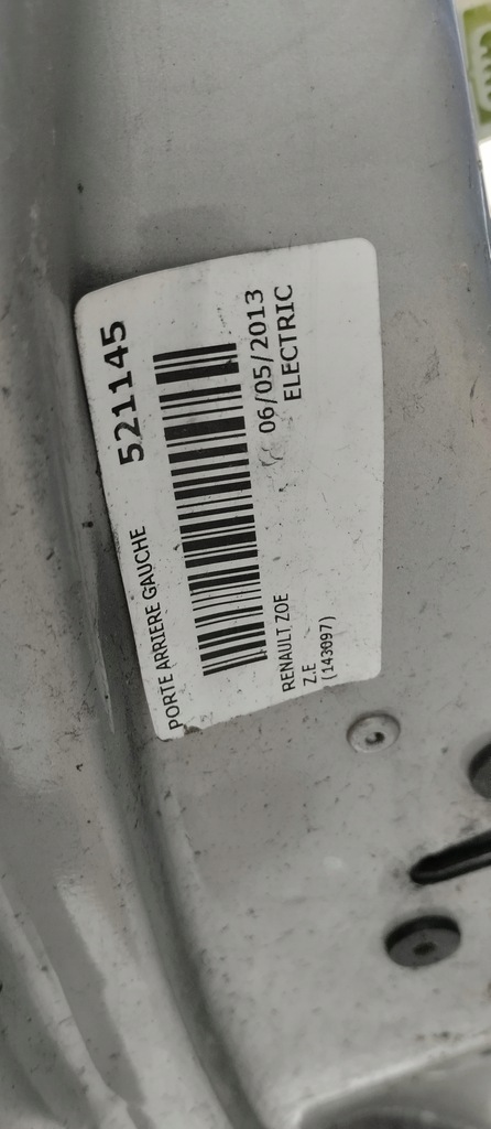 фото №9, Двері повний renault zoe лівий задня ліва задні