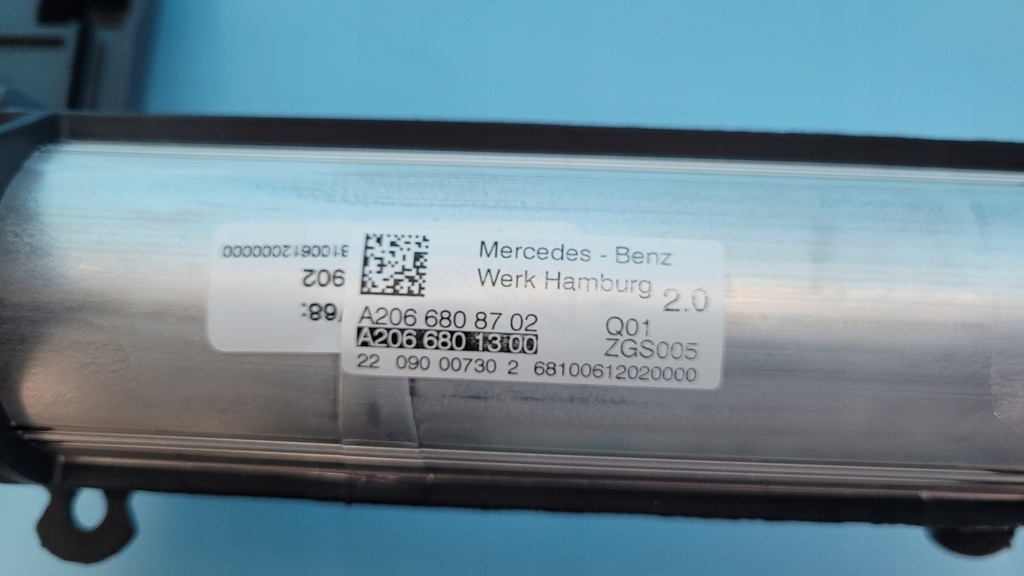 фото №12, Mercedes w206 балка поперечна каркас панелі консолі a2066808702 a2066801300