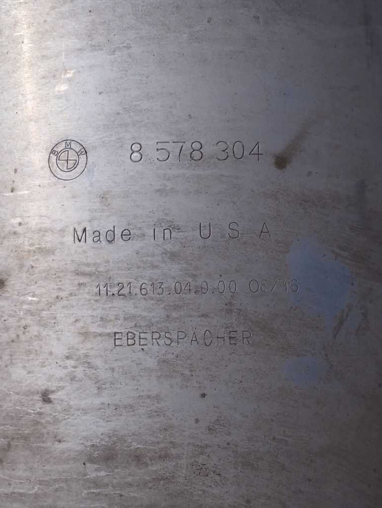 Bmw x4 f26 g01 гаситель выхлоп комплектный  8578304 с Разборки