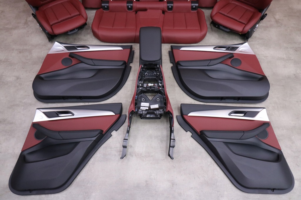 Bmw x4 g02 lci салон сидіння заднє сидіння обшивки sport tacora rot пам'ять 26 km ! Ціна