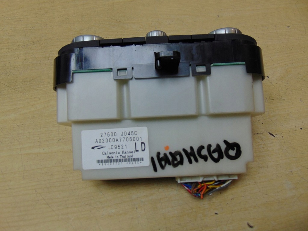 фото №10, Панель керування кондиціонера nissan qashqai j10 27500jd45c