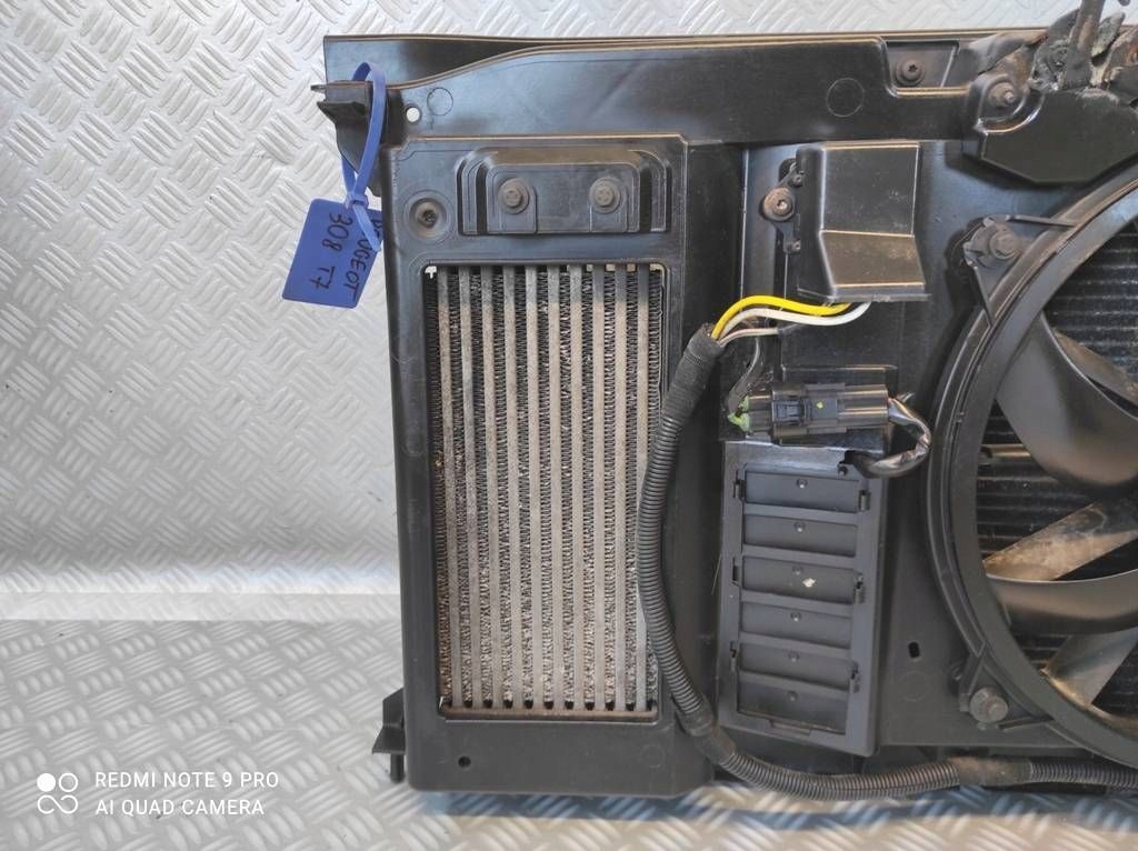 фото №5, Peugeot 308 i t7 lift 1.6 e-hdi pas передній підсилювач радіатор радіатор