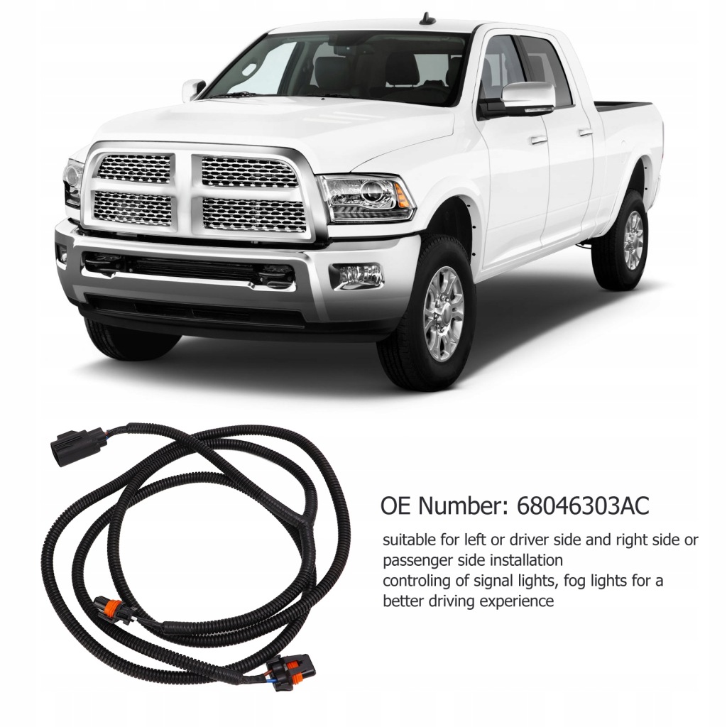 фото №16, Джгут трубопровід світла протитуманних 68046303ac заміна kabla накладки świetlnej led