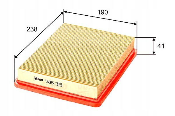 фото №1, Valeo 585315 фільтр повітря