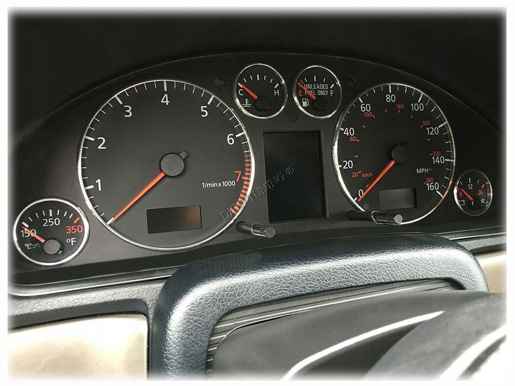 фото №12, Aluminiowe рамки na прилади audi a4 /a6 зразок rs