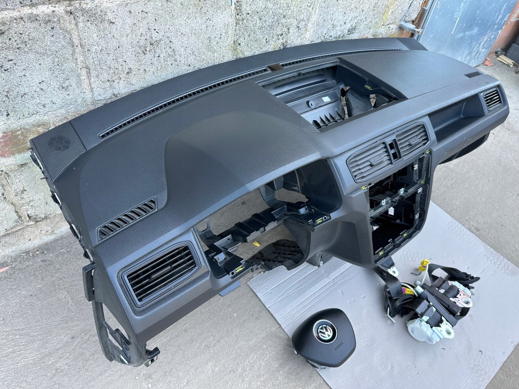 фото №12, Консоль подушка безопасности подушки безопасности ремни vw caddy 2k5 оригинал