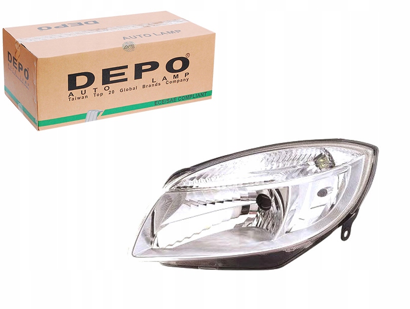 фото №1, Фара skoda fabia ii roomster h4 06-15 le prze