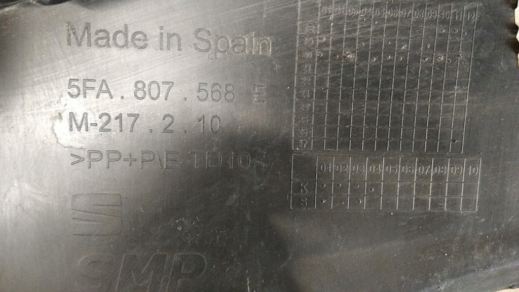 фото №9, Seat leon iv накладка бампера задняя 5fa807568 e оригинал